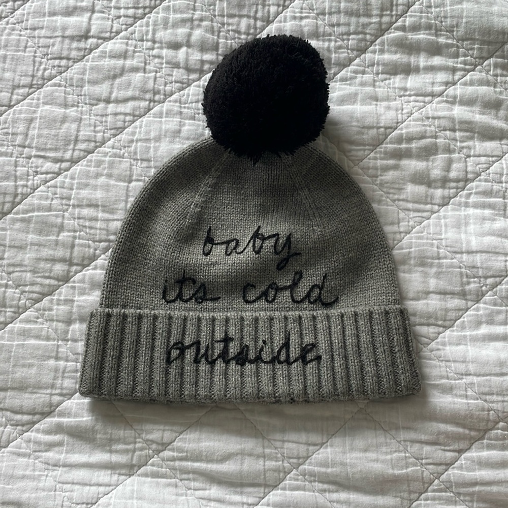 Kate Spade “baby it’s cold outside” beanie